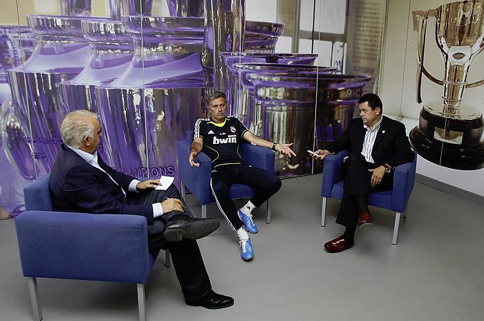 jose mourinho interview. a José Mourinho interview.
